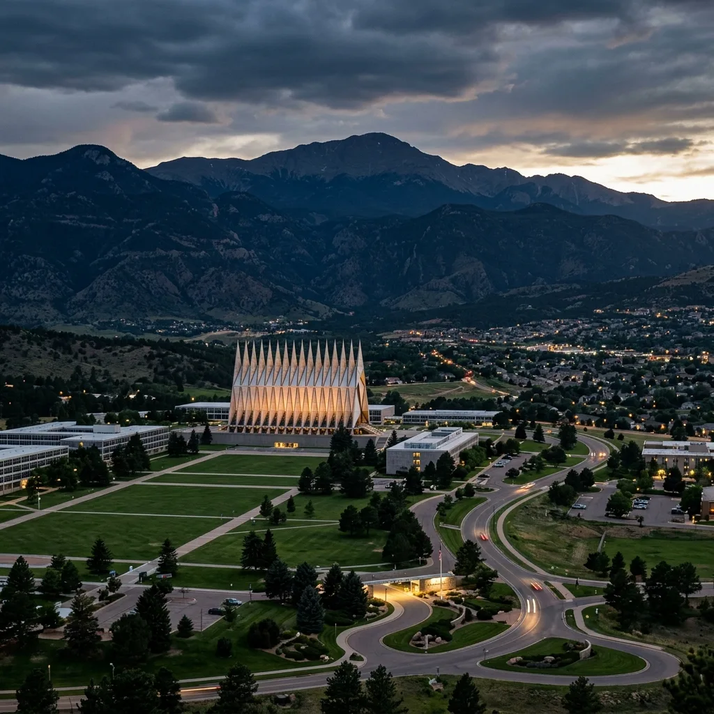 Air Force Academy, Colorado - community overview showing the residential area we serve for furnace repair