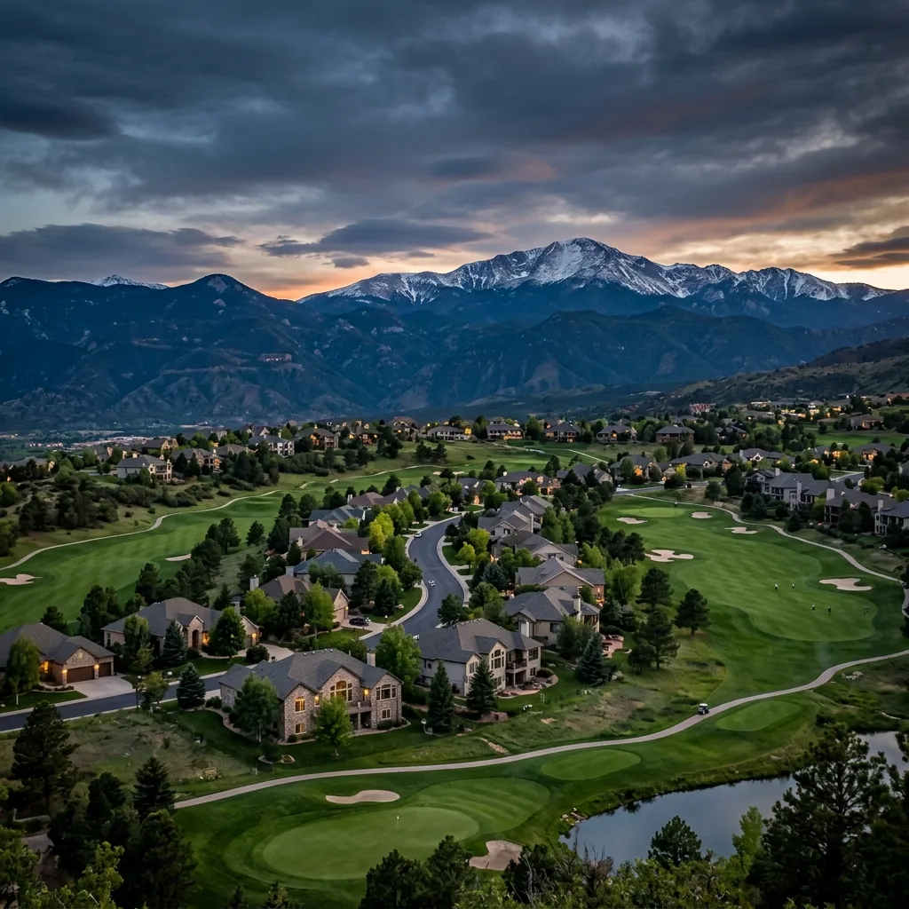 Gleneagle, Colorado - community overview showing the residential area we serve for furnace repair