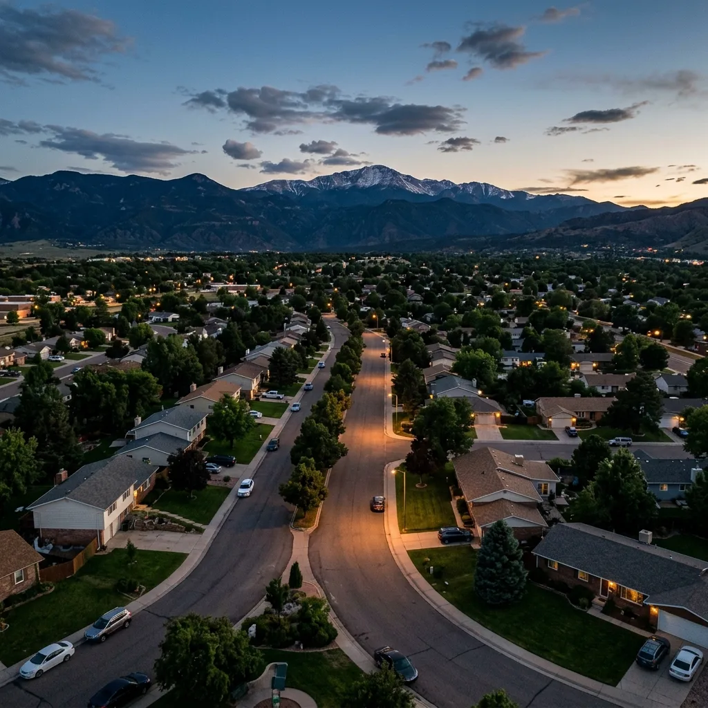Security-Widefield, Colorado - community overview showing the residential area we serve for furnace repair
