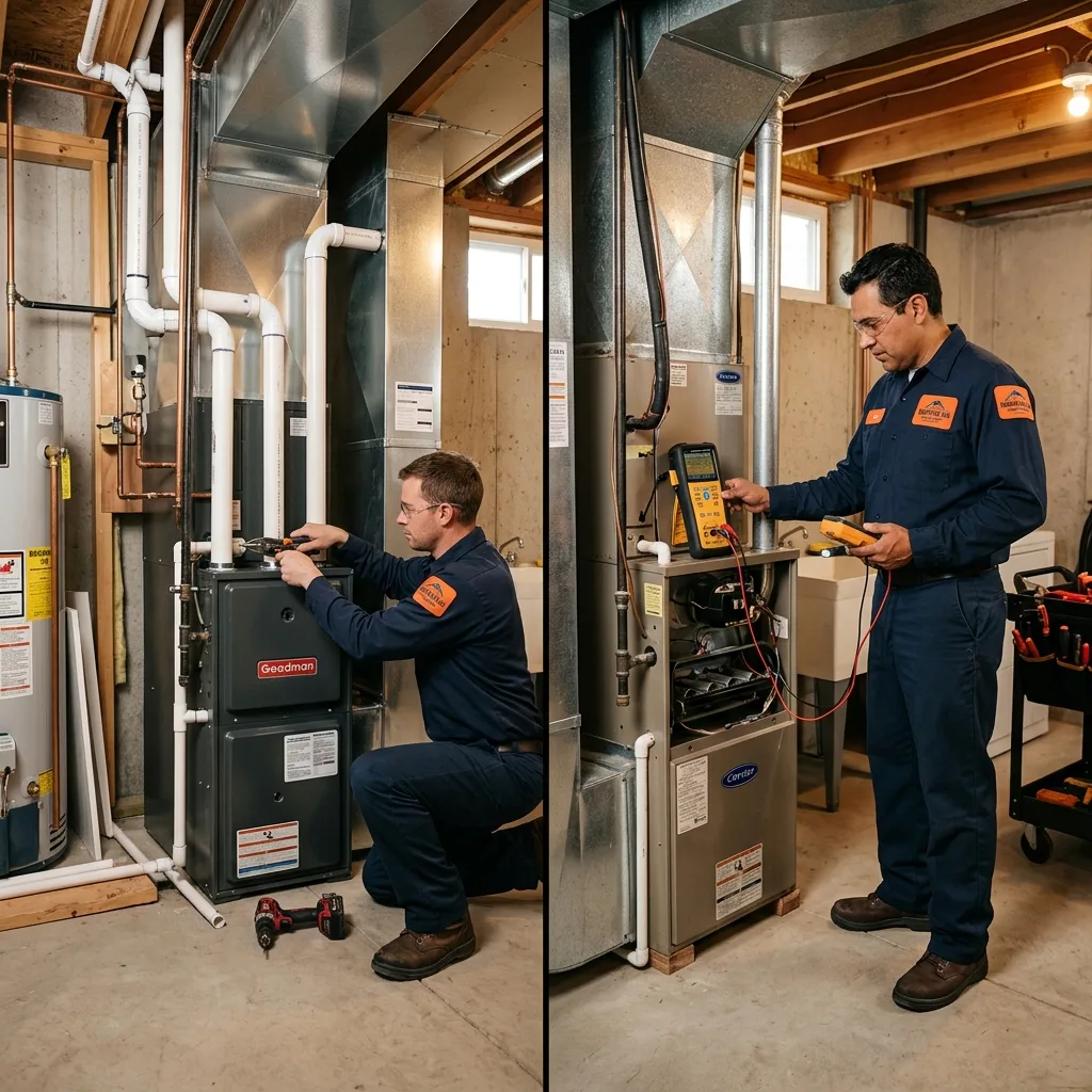 Furnace Repair Colorado Springs technicians performing installation and maintenance